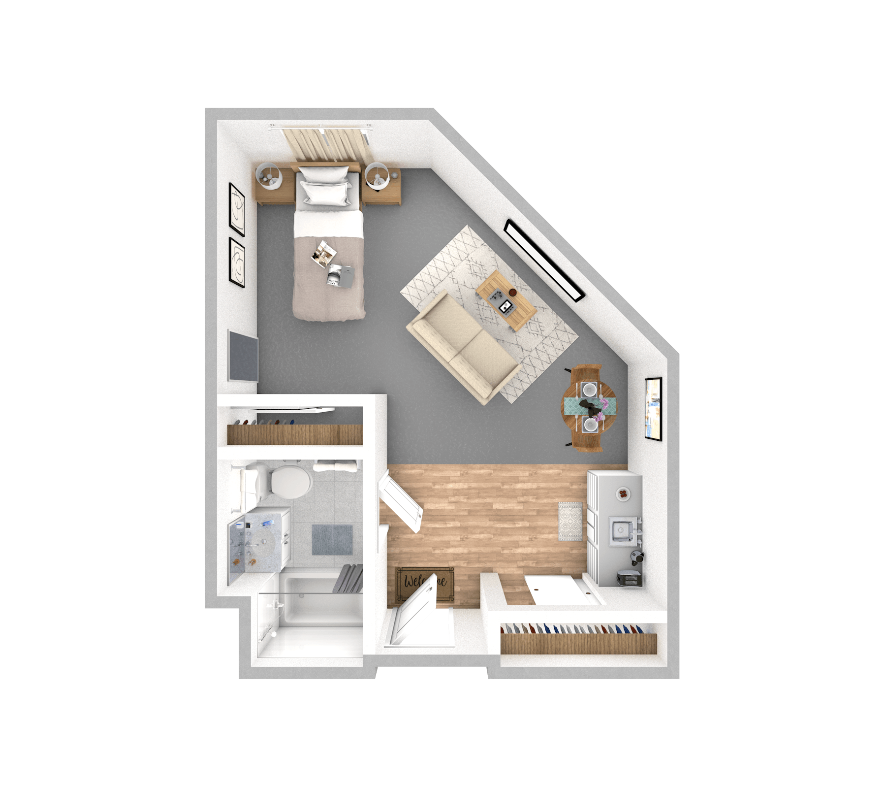 Suite | One Bathroom