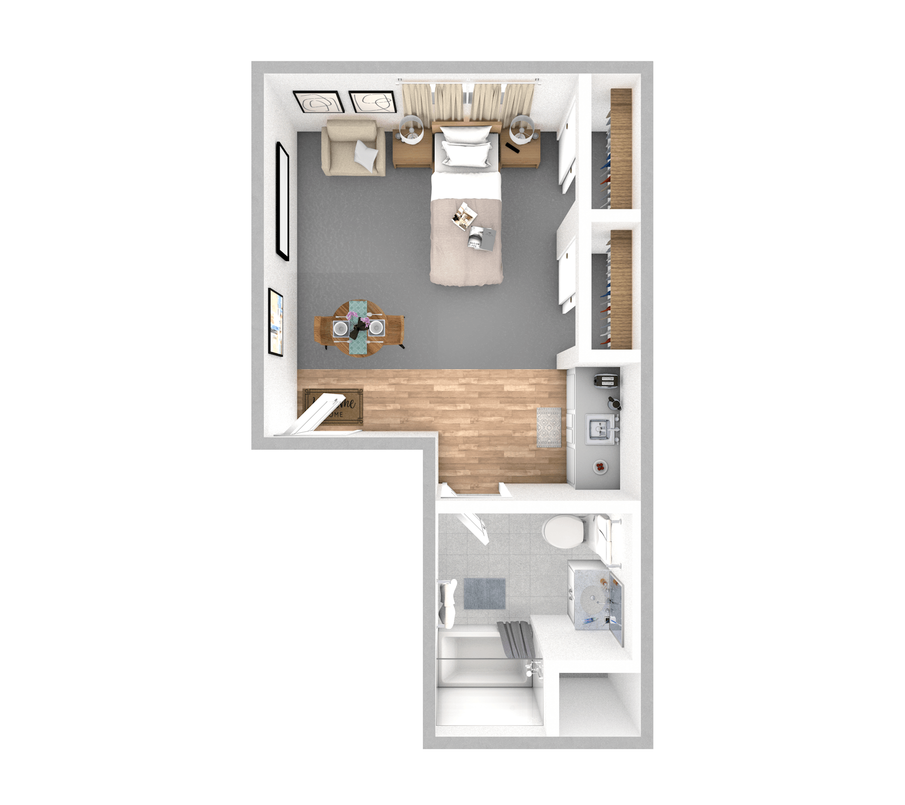 Suite | One Bathroom